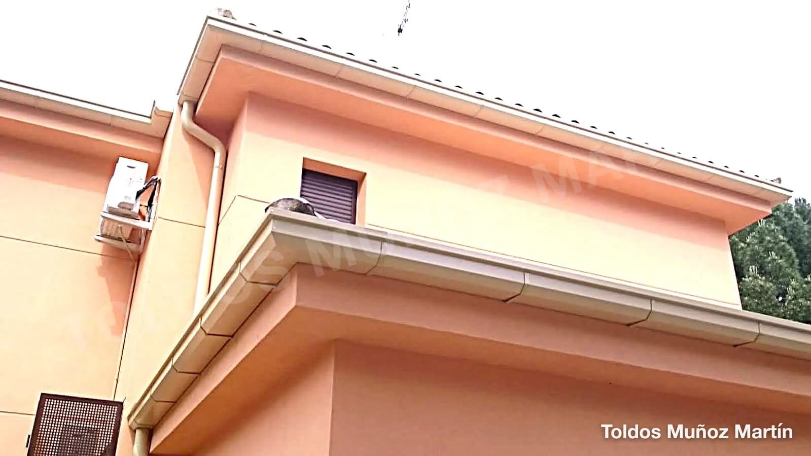 Canalones instalado por Toldos Muñoz Martín – trabajo 6