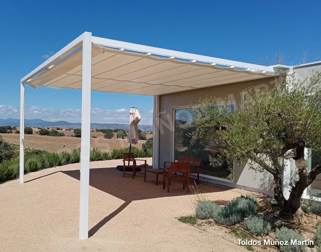 Pérgolas instalado por Toldos Muñoz Martín – trabajo 12