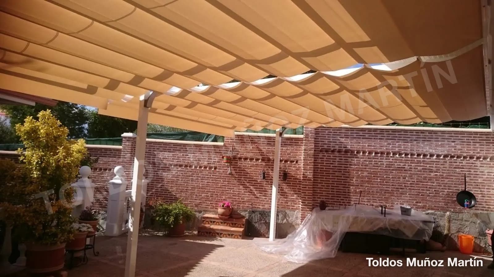 Pérgolas instalado por Toldos Muñoz Martín – trabajo 13