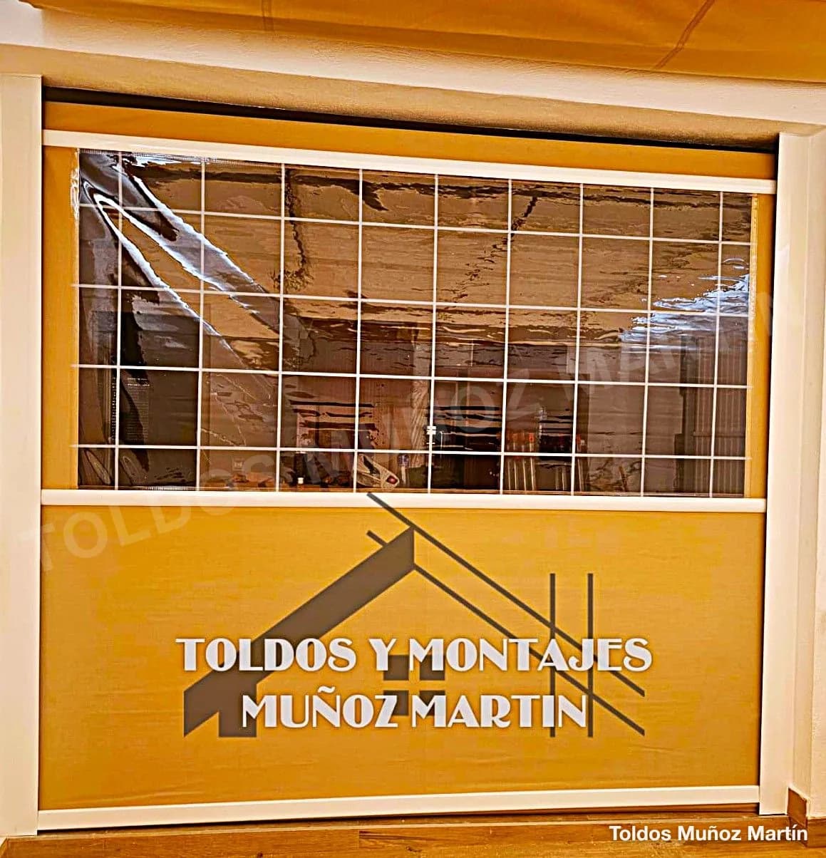 Verticales y cortavientos instalado por Toldos Muñoz Martín – trabajo 12